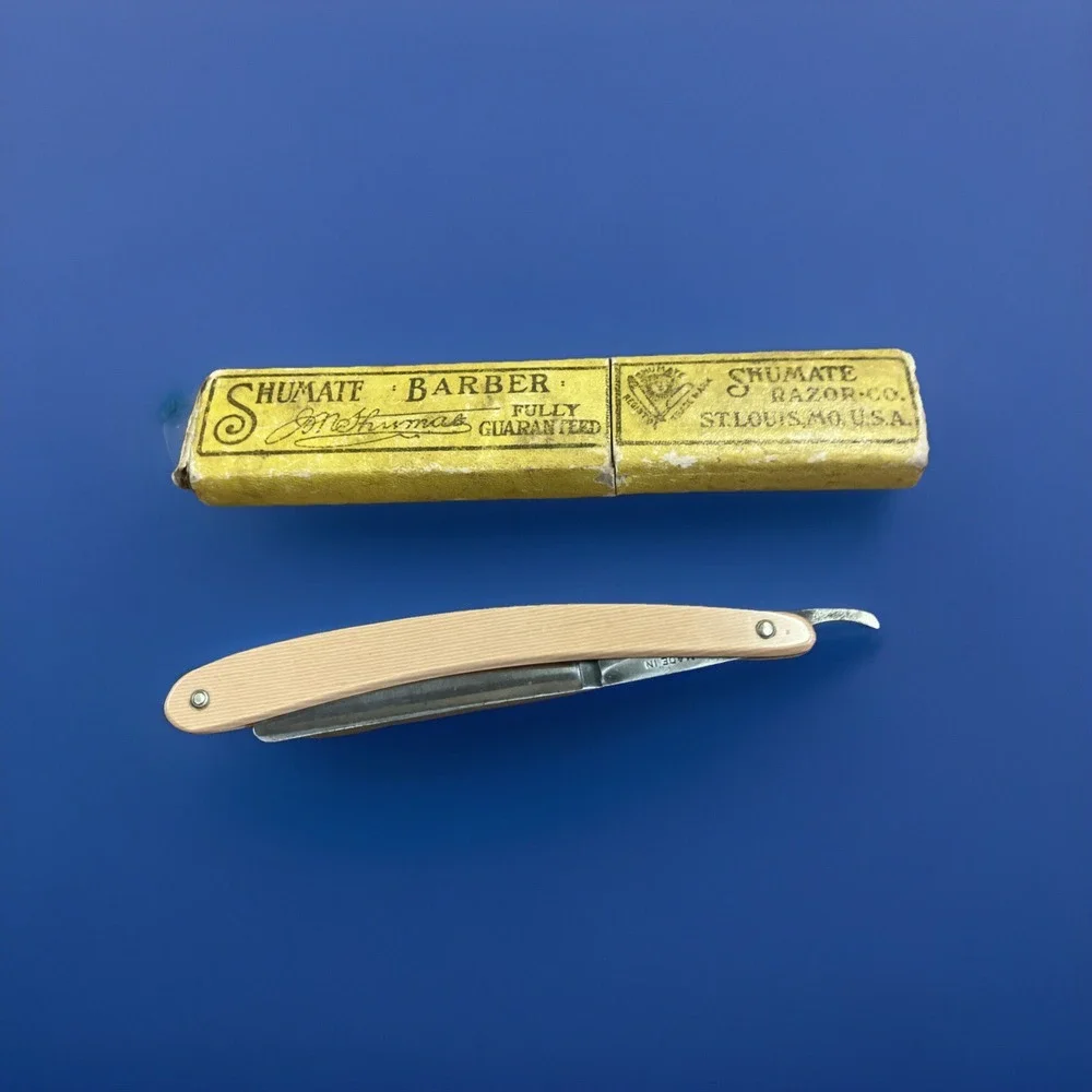 Vintage Shumate Razor Co. With Geo Rudolph German Straight Razor‎